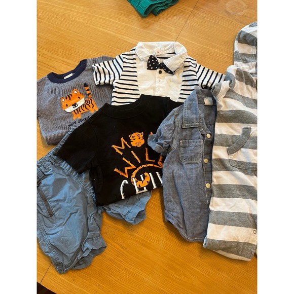 Old Navy Other - Toddler Boys Summer Clothes Lot - Size 12-18 mo - Shirts Tops Shorts Romper